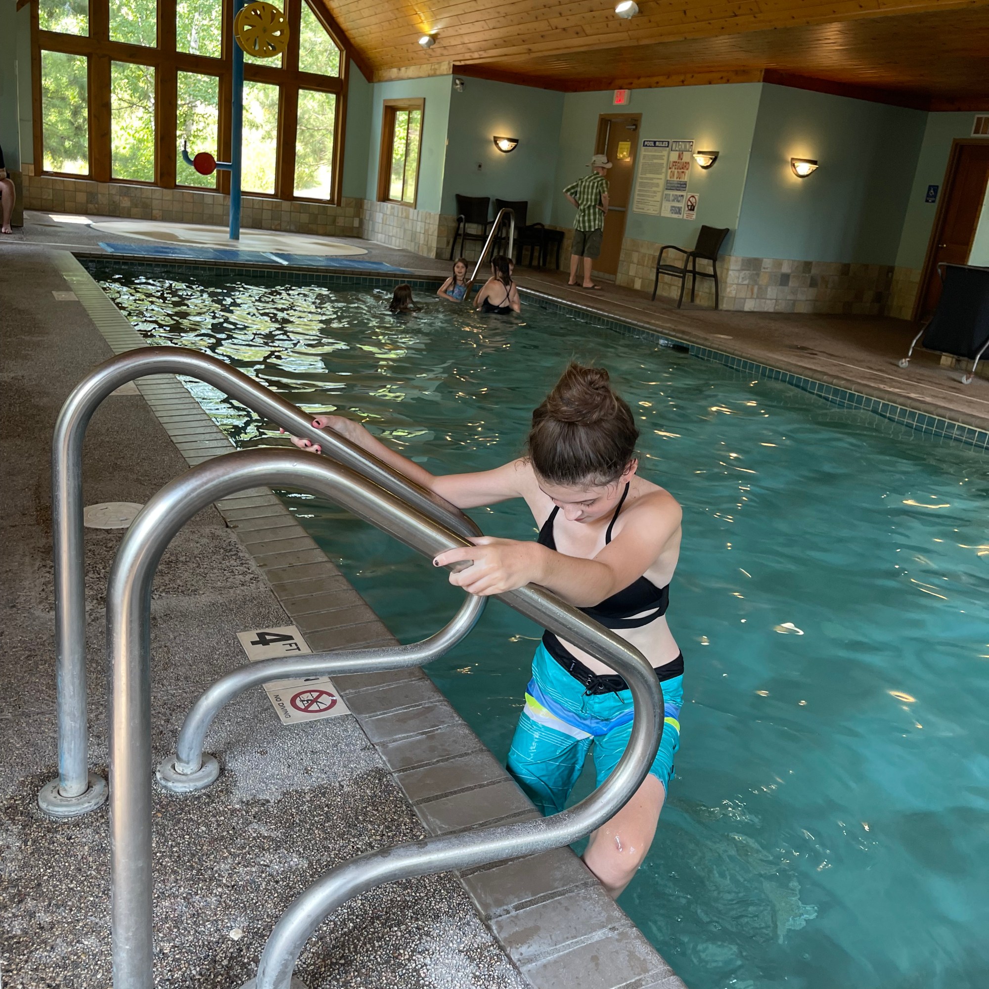 Pool at the Lutsen Sea Villas.