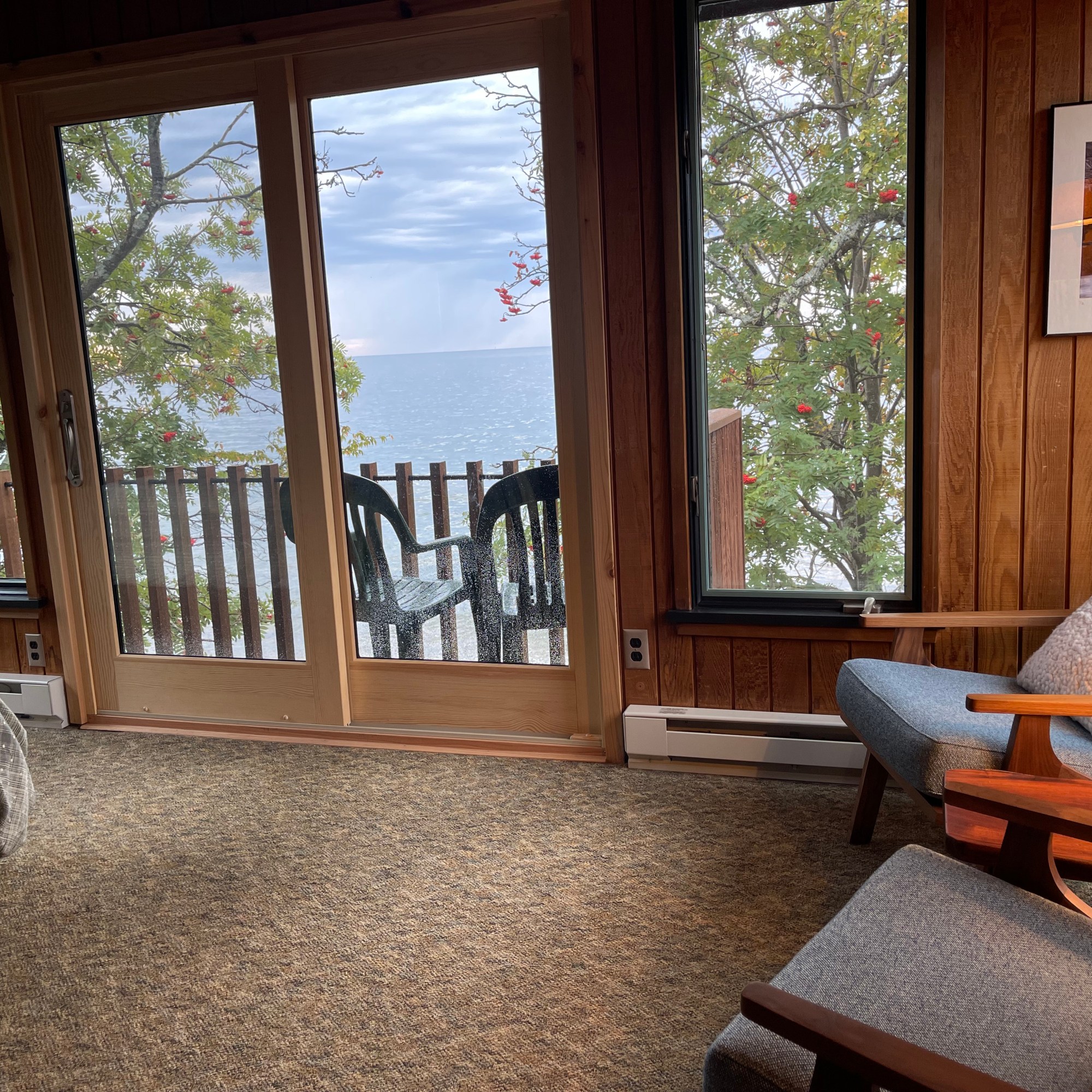 View of Lake Superior from Lakeside Bedroom.